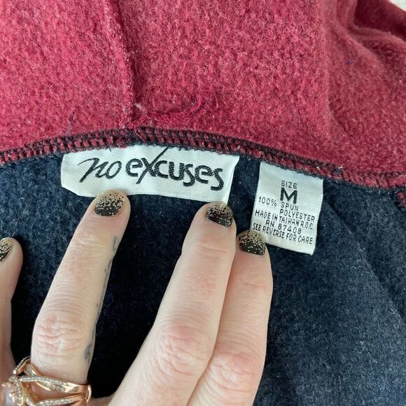 Pre-owed No Excuses Button Down Hoodie Size M - Picture 6 of 6